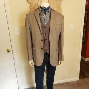 ALAN FLUSSER MENS CASUAL SPORTS COAT